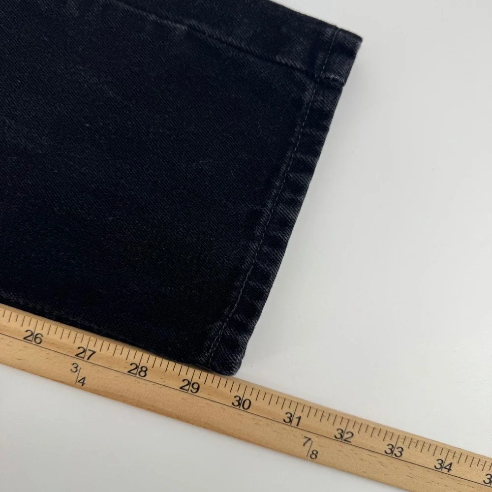 Levi's 505 Regular Fit Black Straight Leg Jeans Mens W29 L32 00505-0260